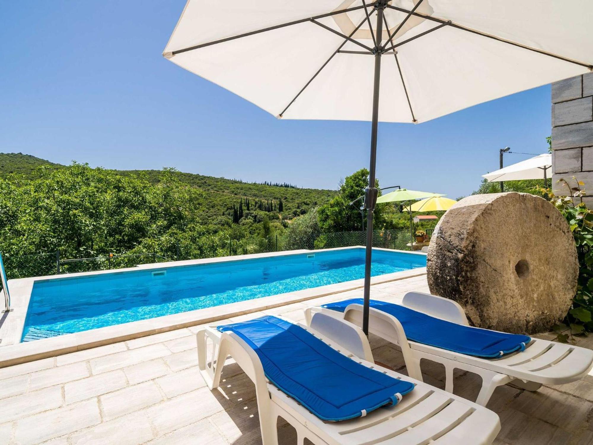 House Ko An-Four Bedroom Villa With Terrace And Swimming Pool Gruda Exteriör bild